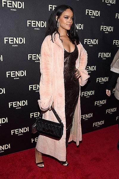 Рианна на открытии флагманского бутика Fendi в Нью-Йорке