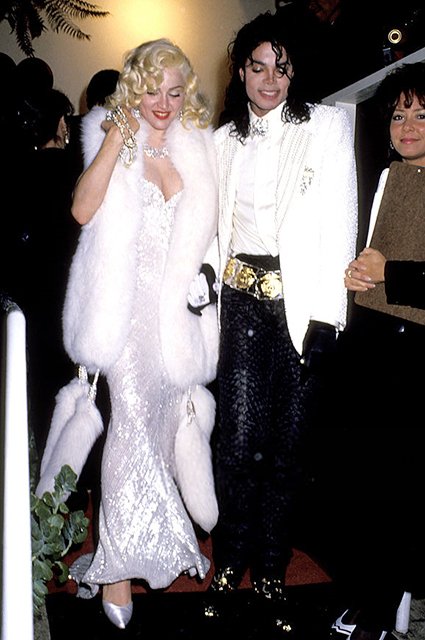 Мадонна (Bob Mackie) и Майкл Джексон, 1991 год