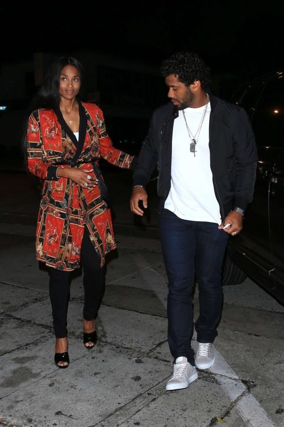Ciara and Russell Wilson â Celebrate Their Anniversary at Craigs-08