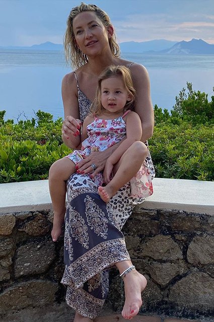 Кейт Хадсон с дочерью Рани Роуз