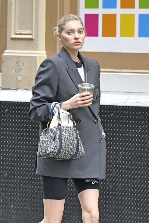 Elsa Hosk: Out for coffee in NYC -07