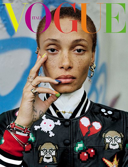Адвоа Абоа на страницах Vogue, 2015