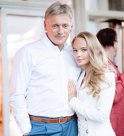 Елизавета Пескова с отцом Дмитрием