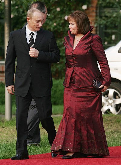 Владимир и Людмила Путины