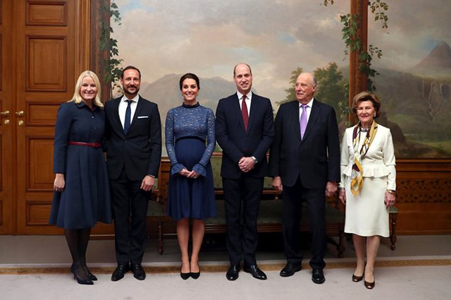 Норвежская королевская семья, Кейт Миддлтон и принц Уильям