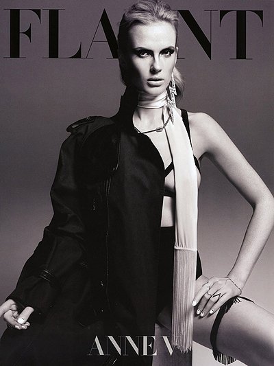 Анна Вьялицына в съемке для нового номера журнала Flaunt Magazine
