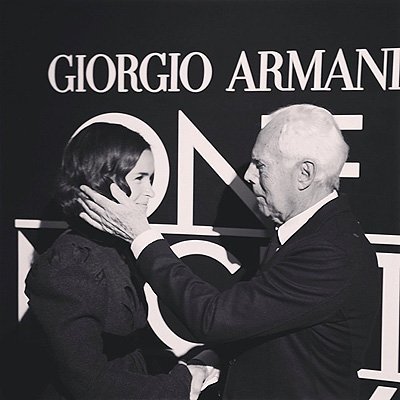 Мирослава Дума и Джорджио Армани