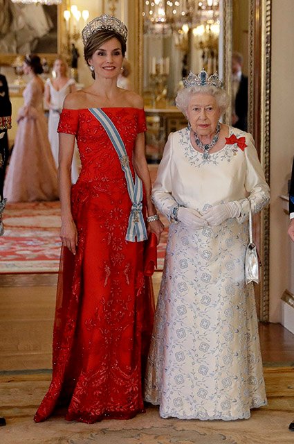 Королевы Летиция и Елизавета II
