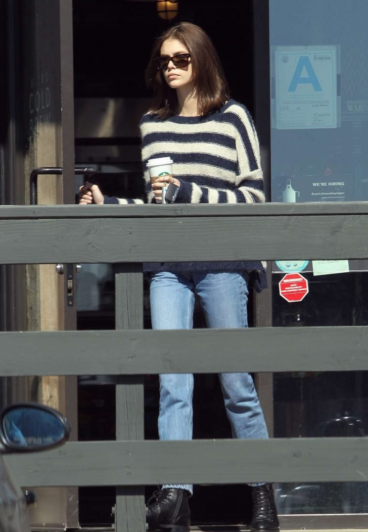 Kaia Gerber: Out and about in Malibu -02