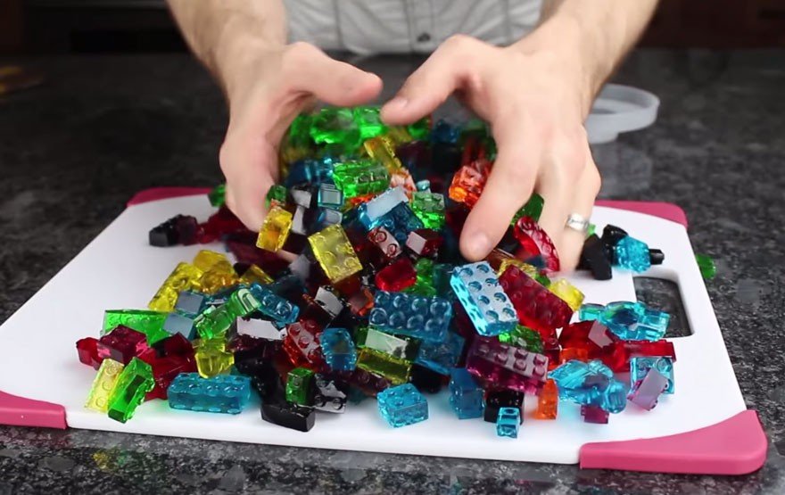 Съедобное LEGO для весёлой и вкусной игры