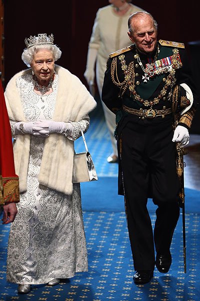 королева Елизавета II и принц Филипп (15 место)