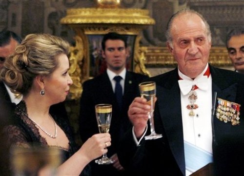 Светлана Медведева Испания Король Хуан Карлос