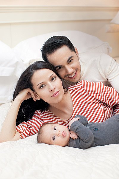тимур родригез с женой и сыном