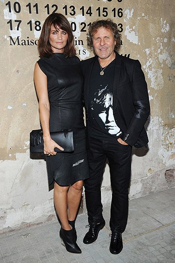 Хелена Кристенсен и Рензо Россо на вечеринке в честь коллаборации H&M и Maison Martin Margiela