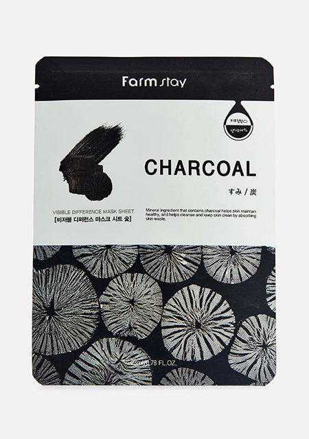 Тканевая маска с углем Farmstay Charcoal (54 руб.)