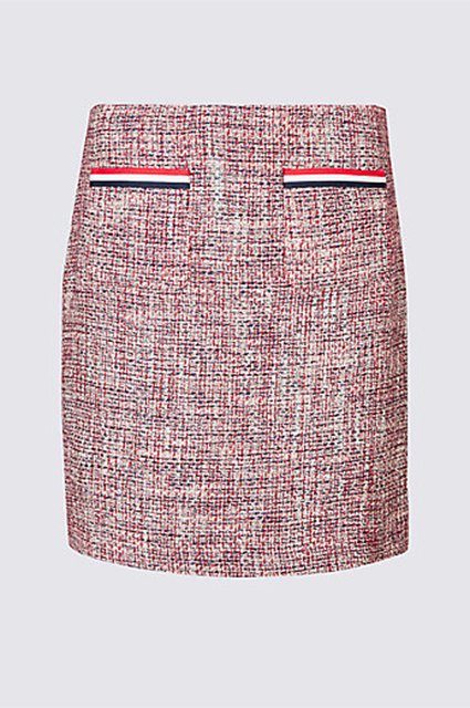 Мини-юбка с контрастной отделкой — 1 998 рублей 
