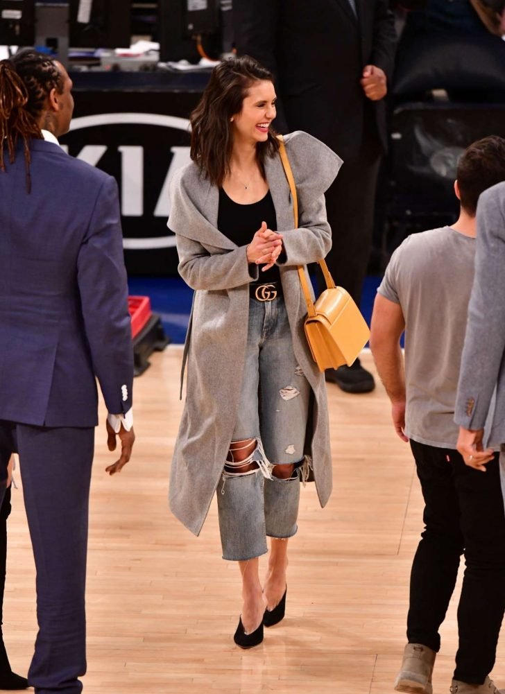 Nina Dobrev: Cleveland Cavaliers v New York Knicks Game -04