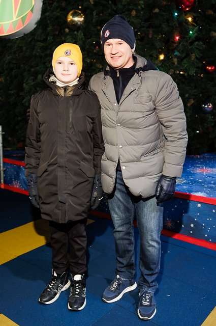 Алексей Немов с сыном