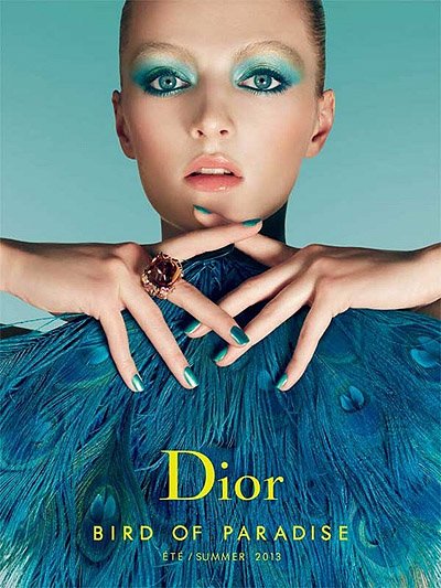 лектняя коллекция макияжа dior - bird of paradise