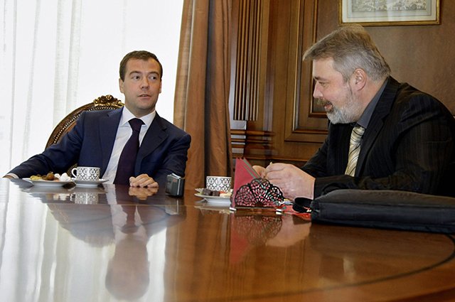 Дмитрий Медведев и Дмитрий Муратов