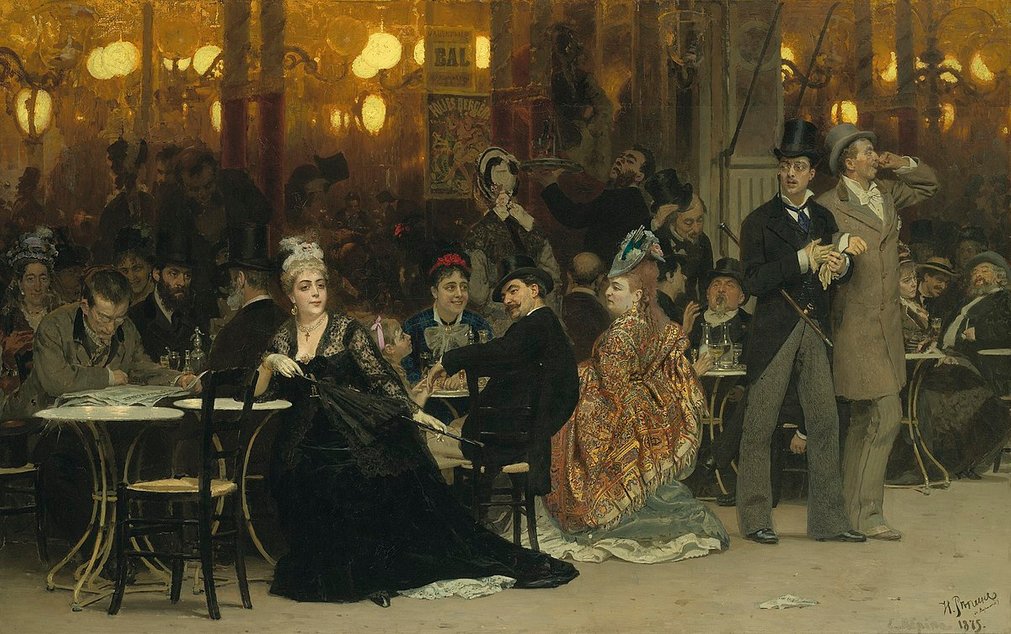 File:Parisian Cafe by Repin.jpg - Wikimedia Commons