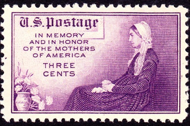 Почтовая марка ко Дню матери, 1934 год