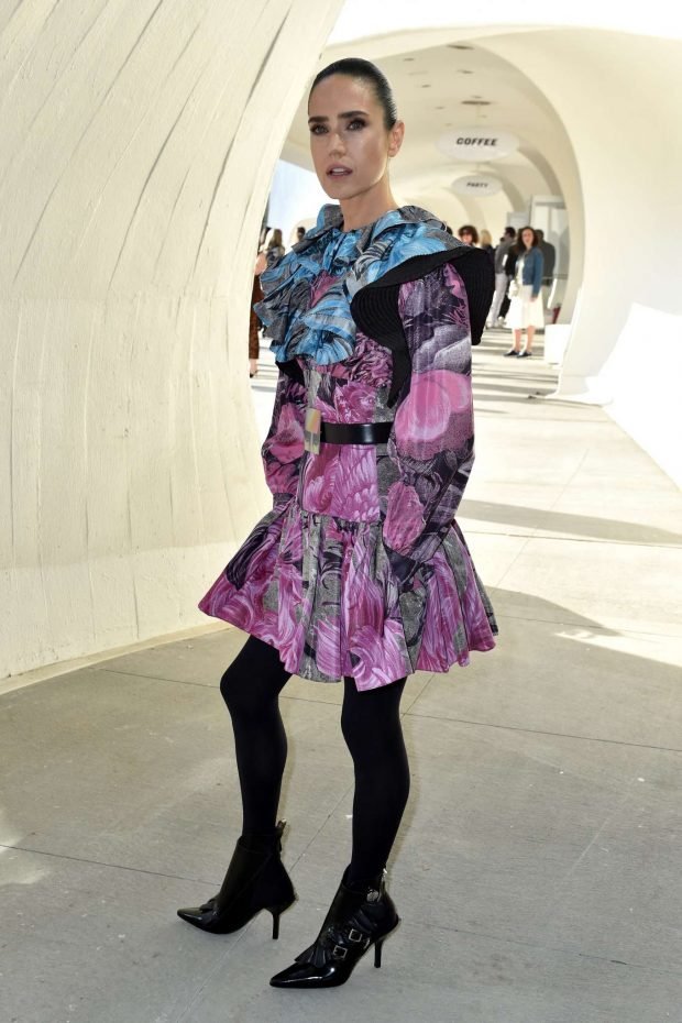 Jennifer Connelly: Louis Vuitton Cruise 2020 Fashion Show at JFK Airport -02