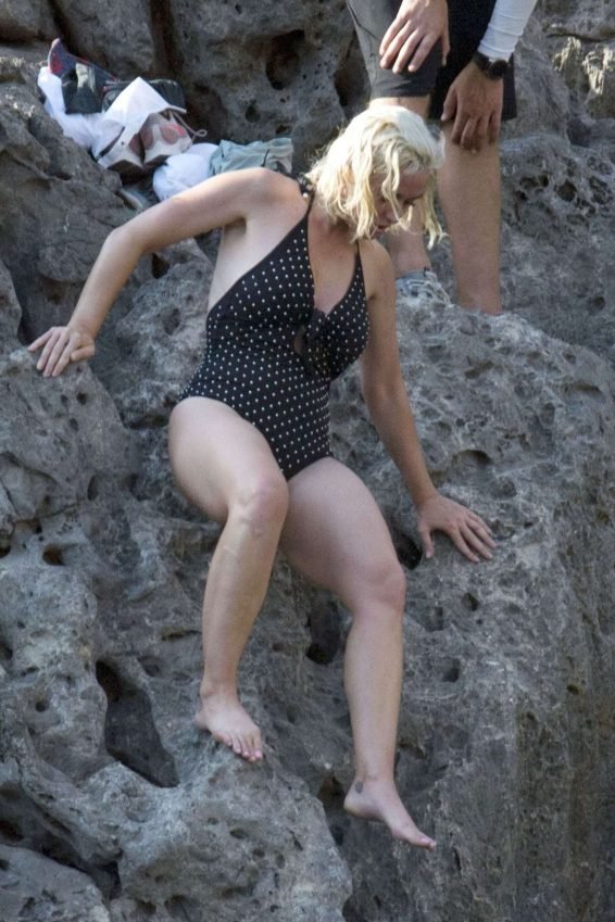 Katy Perry in Swimsuit in Mallorca