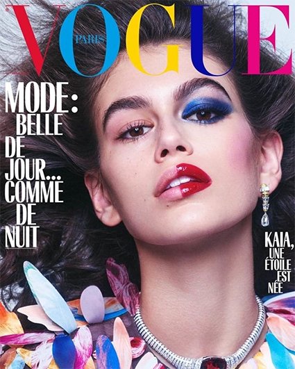 Кайя Гербер, Vogue Paris, октябрь / Фото: Микаэль Янссон