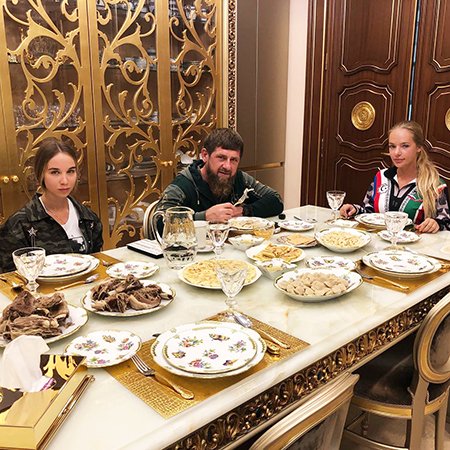 Рамзан Кадыров и Лиза Пескова
